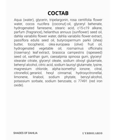 L'Erbolario Cream for body and hands moisturizing Shades of Dahlia - Buy Online on GoSupps.com