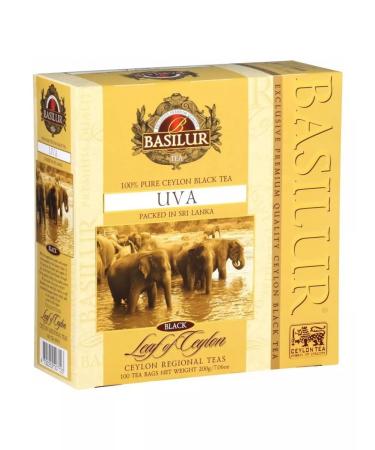 Basilur Black tea uva 100 bags - Buy Online on GoSupps.com
