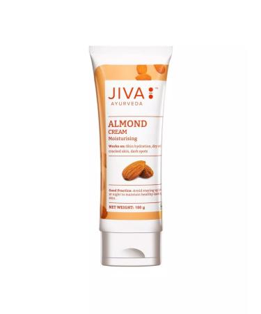 Jiva Ayurveda Moisturizing cream with almonds Almond Cream 100g - Buy Online on GoSupps.com