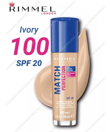 Rimmel Tonal cream Match Perfection tone 100 30 ml