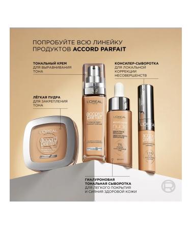 L'OREAL PARIS Mineral compact powder Accord Parfait tone 2.r 2.c - Buy Online on GoSupps.com