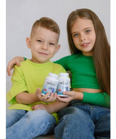 1WIN Omega 3 fish oil in capsules for children - Buy Online on GoSupps.com
