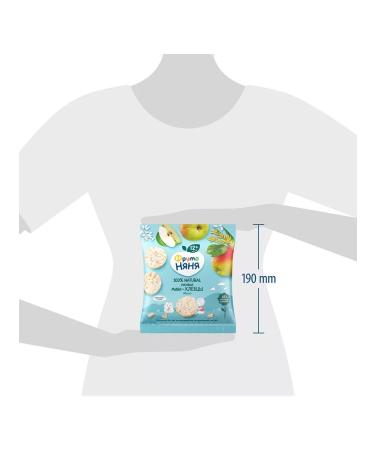 Frutonyanya Rice breads with an apple from 12 months 30 g 2 pcs - Buy Online on GoSupps.com