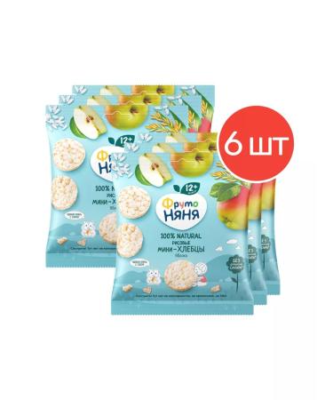 Frutonyanya Rice breads with an apple from 12 months 30 g 6 pcs