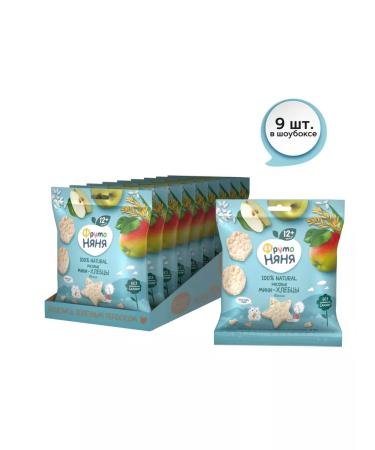 Frutonyanya Rice breads with an apple from 12 months 30 g 9 pcs