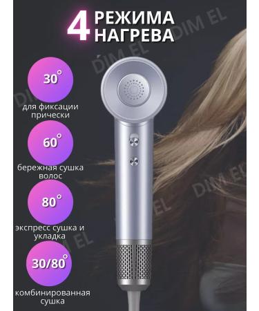 Dim El Hair hair dryer Powerful with ionization nozzle - Buy Online on GoSupps.com