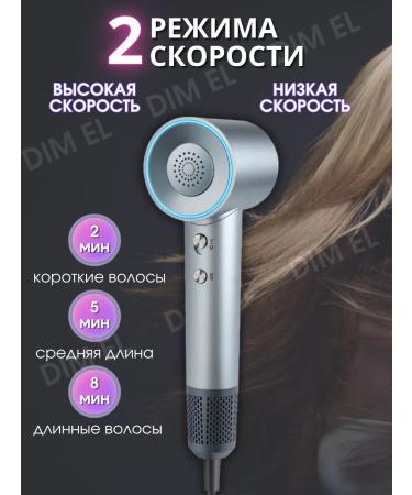 Dim El Hair hair dryer Powerful with ionization nozzle - Buy Online on GoSupps.com