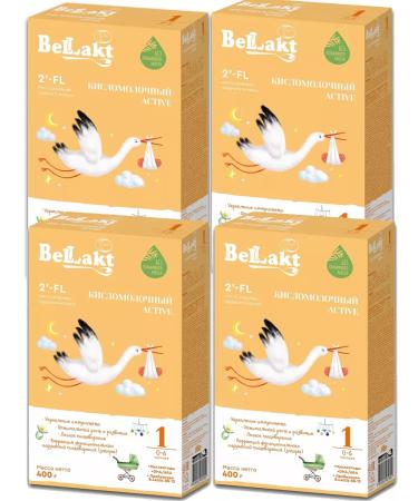 Bellakt Children's mixture of sour -milk Active 1 set of 4 packs