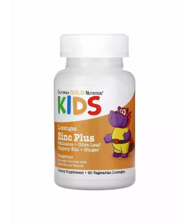 California Gold Nutrition Zinc and echinacea for children 90 loafers
