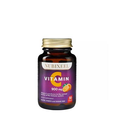 NUBIXEEL Vitamin C vitamin complex Nubixil 900 mg 30 tablets - Buy Online on GoSupps.com