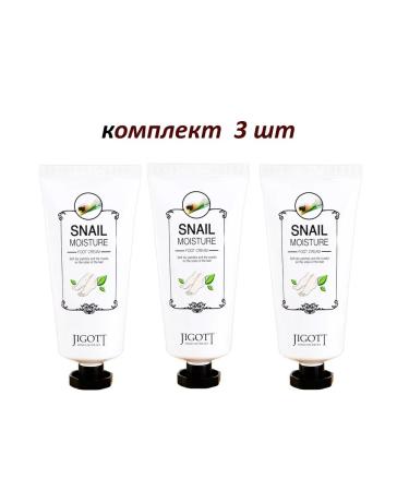 Jigott 3 pcs Feet cream with snail extract - Buy Online on GoSupps.com