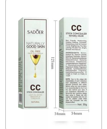 Enuka Face concealer with sponge