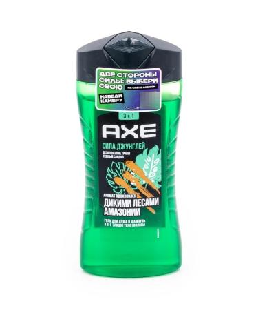 Axe Gel-shampoo for shower AKS Power of the jungle 3 in 1 250ml