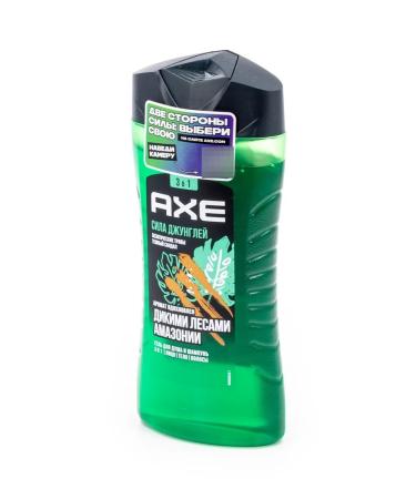 Axe Gel-shampoo for shower AKS Power of the jungle 3 in 1 250ml - Buy Online on GoSupps.com