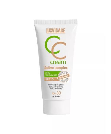 LUXVISAGE Tonal face cream moisturizing CC cream SPF10.30 Natural - Buy Online on GoSupps.com
