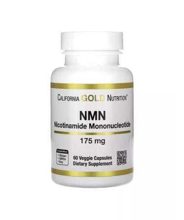 California Gold Nutrition Nmn nicotinamide-mononucleotide 175 mg 60 capsules