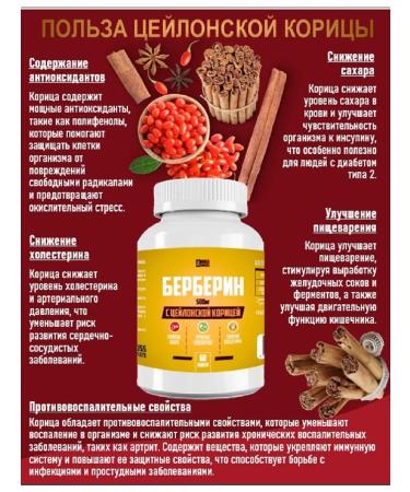 Cross-Complete Berberin 500 mg capsule for weight loss with Ceylon cinnamon - Buy Online on GoSupps.com