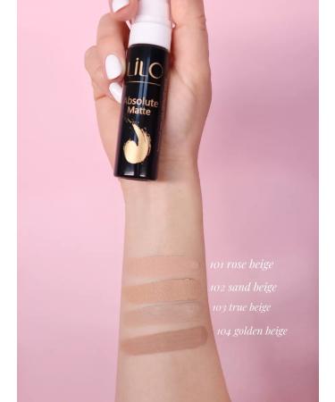 LiLo ABSOLUTE COUNT COMPLETE MATTE tone 103 True Beige - Buy Online on GoSupps.com