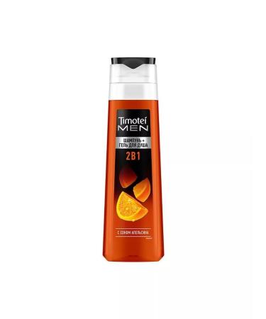 TIMOTEI Shampoo-gel Men 2 in 1 with orange juice 385 ml