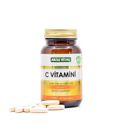Shiffa Home Aksu Vital C vitamin 74 g 1250 mg 60 capsules - Buy Online on GoSupps.com