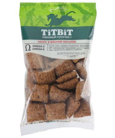 TiTBiT A treat for dogs Nachos in meat pouring 75g (10pcs) - Buy Online on GoSupps.com