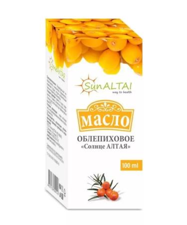 The Sun of Altai Sea buckthorn oil 3pcs 100ml - Buy Online on GoSupps.com