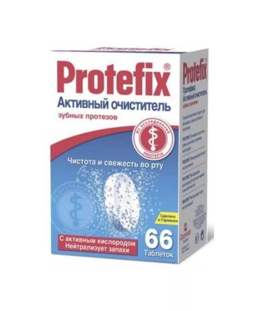 PROTEFIX Active denture cleanser 66 pcs. 3 -pills tablets