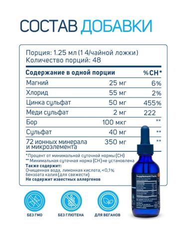 Trace Minerals Ion ion for hair and nails - Buy Online on GoSupps.com