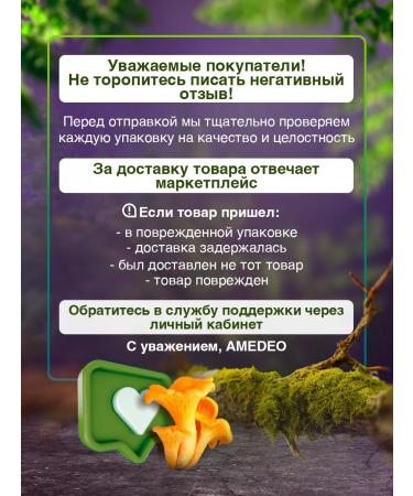 AMEDEO Dried fox mushrooms in capsules 90 pieces - Buy Online on GoSupps.com