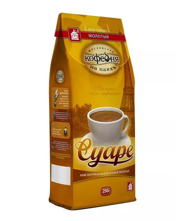 Moscow Coffee Shop on Shares Coffee ground Suare 250g x 2pcs - Buy Online on GoSupps.com