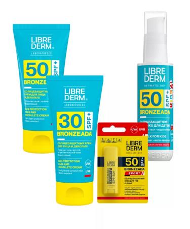 LIBREDERM SUNDARCHTIC COUNT SPF50 and 30+cream-fist+milk SPF50