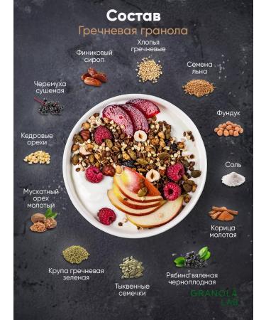 GRANOLALAB Granola baked without sugar set of 12x60g - Buy Online on GoSupps.com