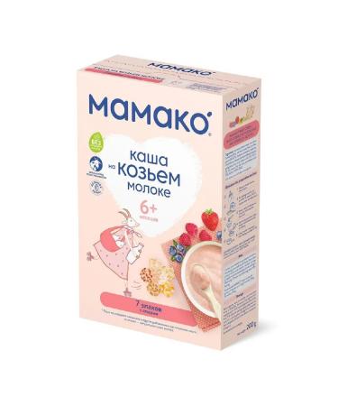MAMAKO Porridge 7 cereals with berries on goat milk 200 g -1 pack - Buy Online on GoSupps.com