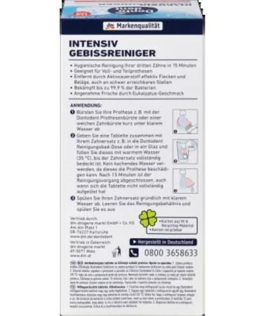 Dontodent Dentures cleaning tablets 128 pcs - Buy Online on GoSupps.com