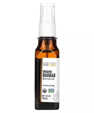 Aura Cacia Baobab organic oil skin care oil