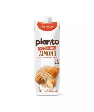 Planto Almond drink (without sugar) with calcium 1 l x 1pc
