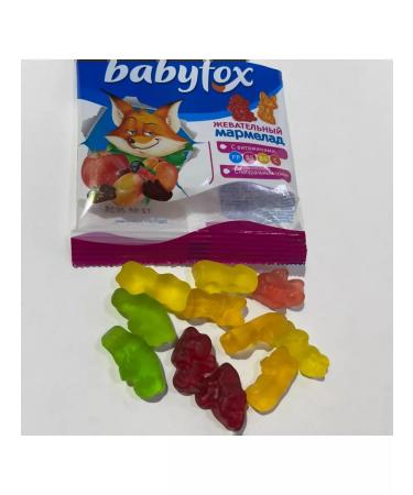 Chewing marmalade Babyfox 20pcs - Buy Online on GoSupps.com