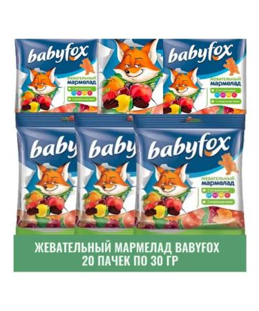 Chewing marmalade Babyfox 20pcs - Buy Online on GoSupps.com