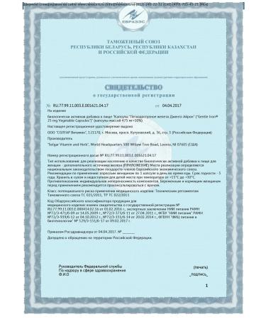 SOLGAR Gentle Iron "easily accessible iron" 25 mg - Buy Online on GoSupps.com