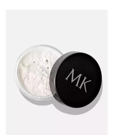 Transparent scattered powder for the face