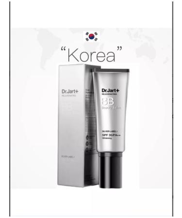 Dr Jart BB cream tonal BB Cream Beauty Balm SPF 35