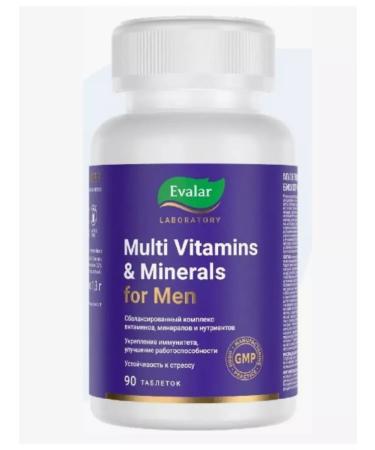 Evalar Multivitamins and male minerals 90 pcs