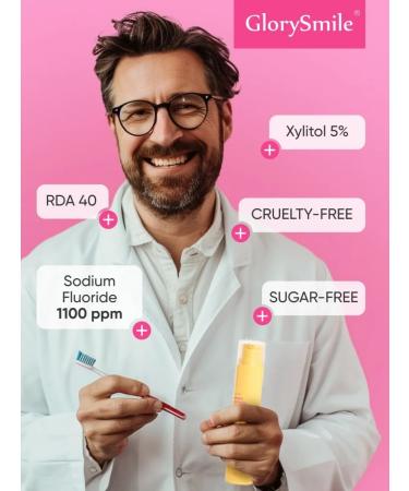 Glory Smile Gel toothpaste with a dispenser for sensitive teeth - Buy Online on GoSupps.com