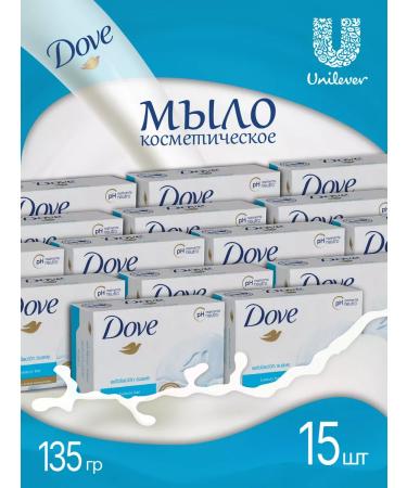 DOVE Cream soap tender exfoliation 135g 15 pcs