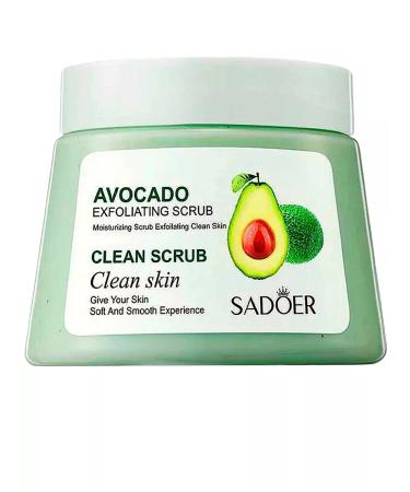 astracos Sadoer face and body scrub with avocados