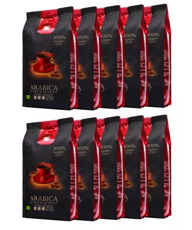 RED CUP Coffee in grains 1 kg of arabica set of 10 packs