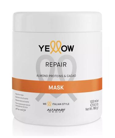 YELLOW Mask reconstructing for damaged hair Repair 1000 ml