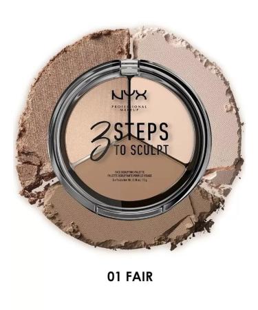 GlamBeauty Triple palette for contouring sculptor 3 in 1 - Buy Online on GoSupps.com