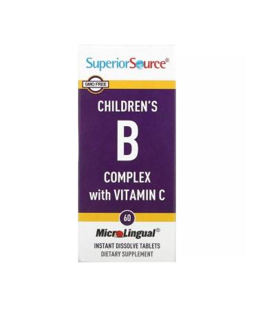 Superior Source B complex with vitamin C for children 60 micro tablets