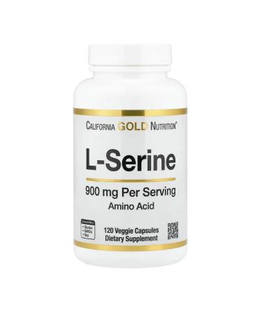 Lake Avenue Nutrition L-Serin 900 mg 120 plant capsules